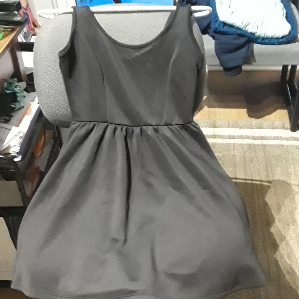 Little black mini dress, sleeveless